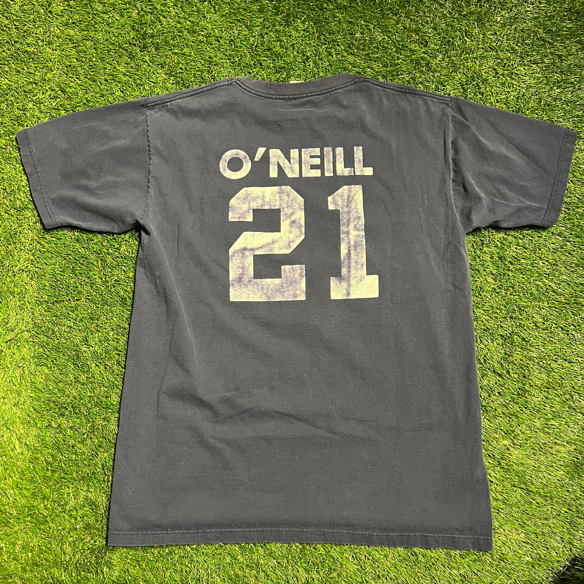 Yankees o'neill 21 tee navy majestic tag Size Large USED v12957