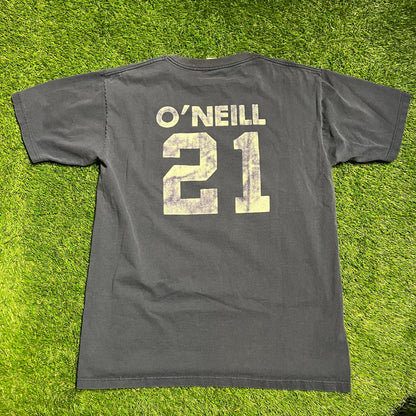 Yankees o'neill 21 tee navy majestic tag Size Large USED v12957