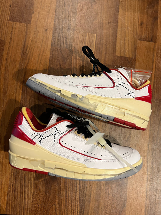 Air Jordan 2 Low Off White White Size 7 NEW