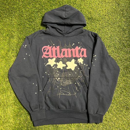 Sp5der atlanta hoodie navy Size XL NEW x9945