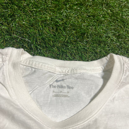 Nike Sportswear White Cotton Tee Size XL USED v13119