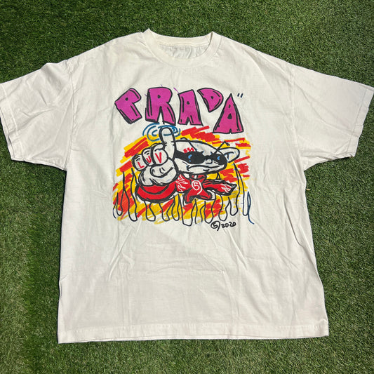 5AM Prada Code Name Kids Next Door Tee Size XL USED V7359