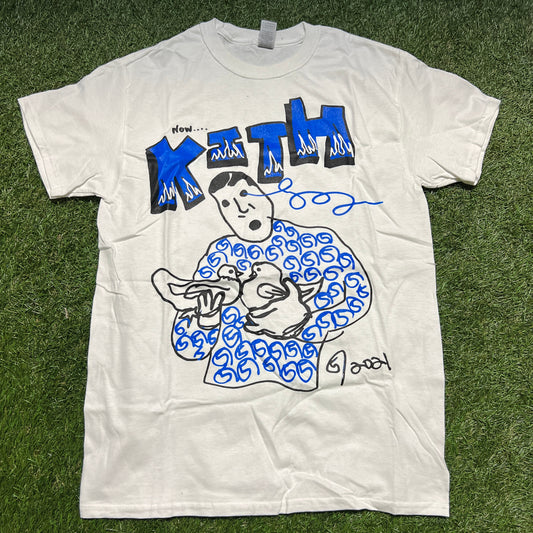 5am Kith Tee White Size Medium USED V7060