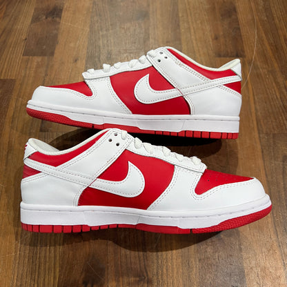Nike Dunk Low Championship Red 2021 Size 7y NEW s12473