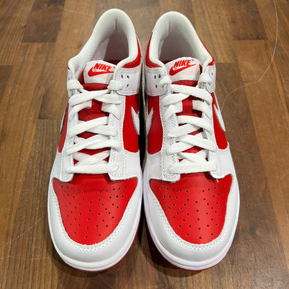 Nike Dunk Low Championship Red 2021 Size 7y NEW s12473
