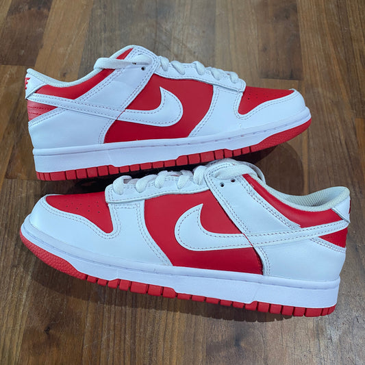 Nike Dunk Low Championship Red 2021 Size 7y NEW s12475