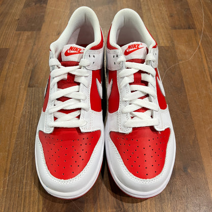 Nike Dunk Low Championship Red 2021 Size 7y NEW s12474