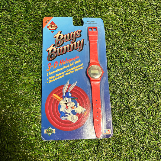 1990's 3D Hologram Comic Ball Watch " Bugs Bunny " NEW v13287