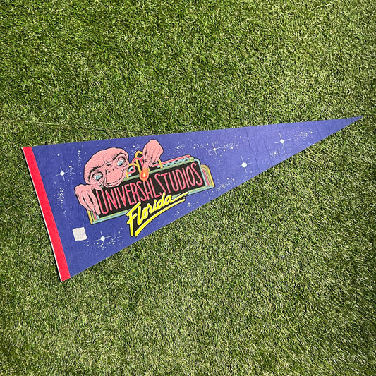 1990s Universal Studios Florida ET Blue Pennant OS USED v13430