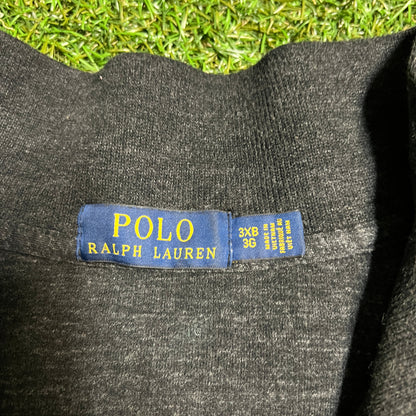 Polo quarter zip black Size 3XB USED v13544