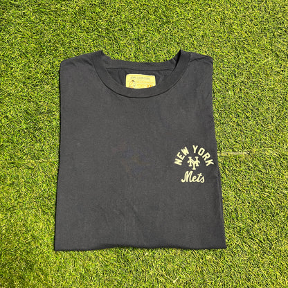ALD NY Mets tee navy Size XXL USED x10615