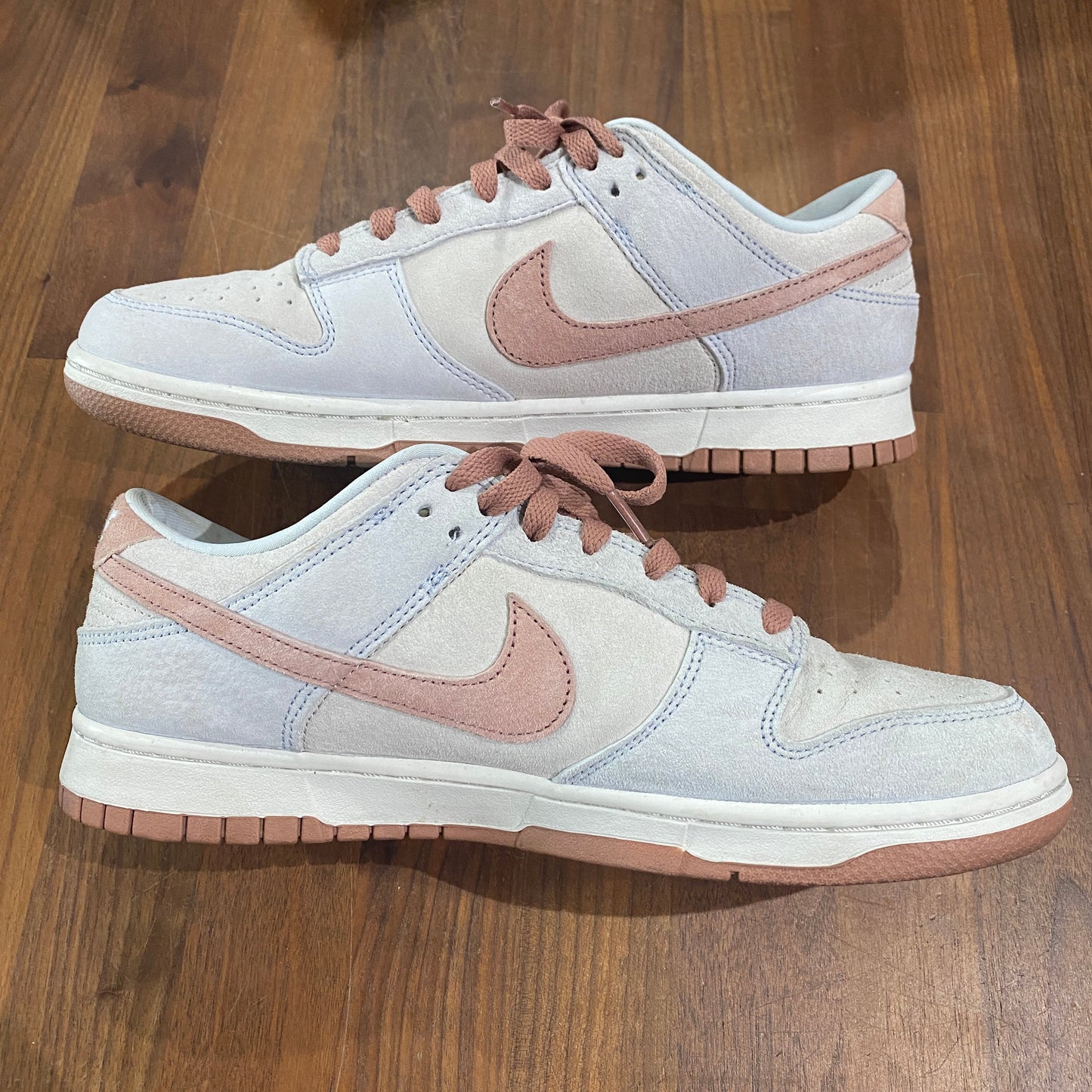 Nike dunk low Fossil Rose NO INSOLE Size 10 USED NO BOX s13066