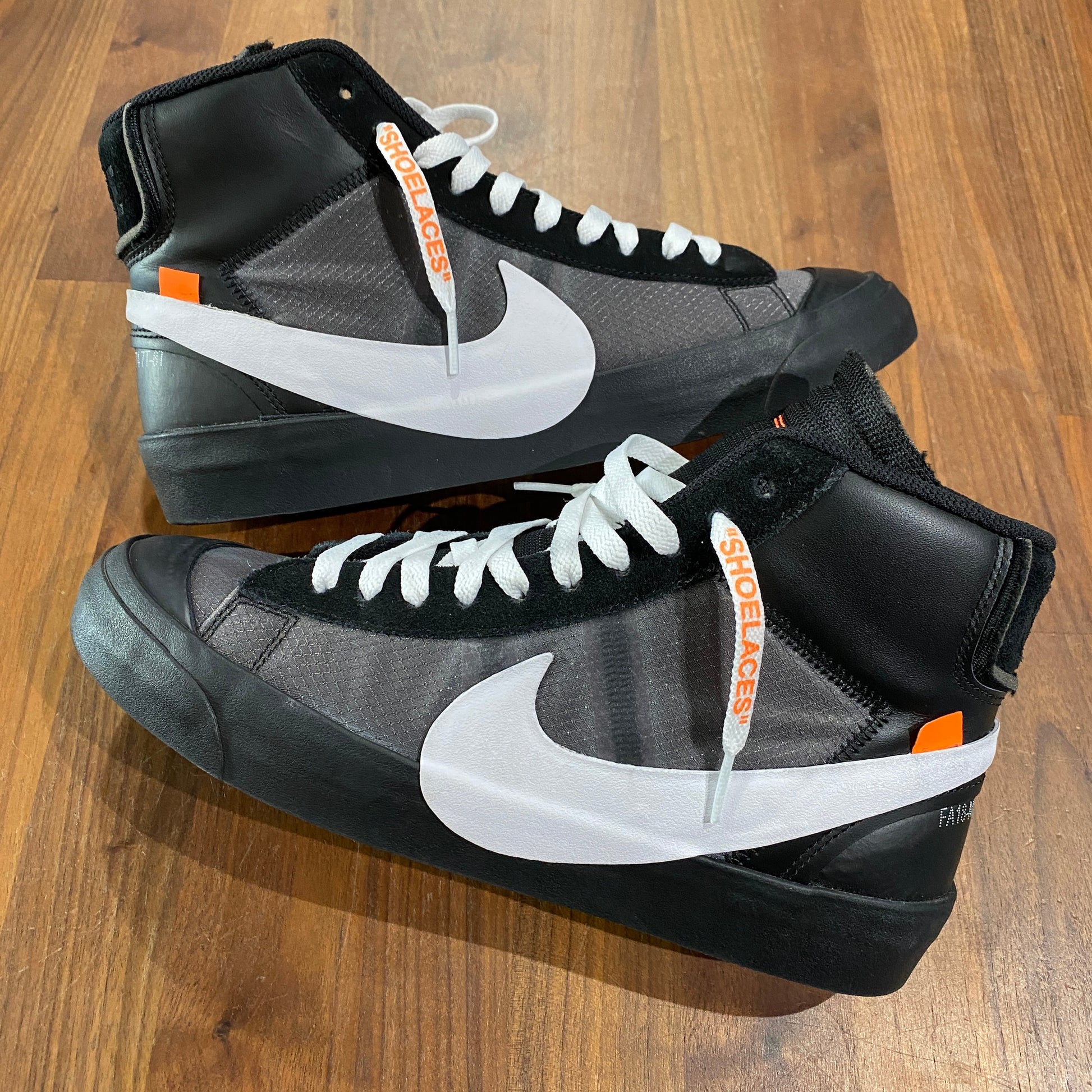 Nike Off White Blazer Reaper Size 8.5 USED s13142