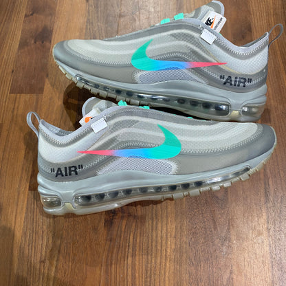 Nike Air Max 97 Off White Menta Size 9 USED S13143