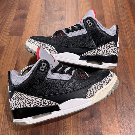 Jordan 3 Black Cement (2018) Size 9 USED s13210