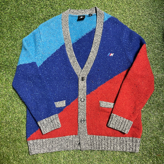 Kith BMW E30 M3 Sweater Blue/Red/Grey Size XL USED x10805