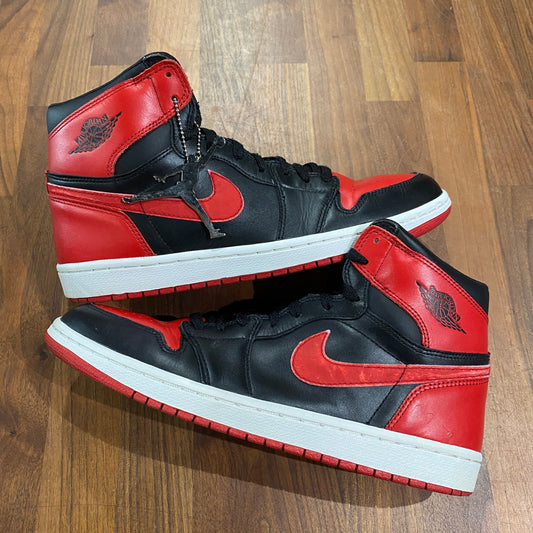 Jordan 1 Bred 2001 Size 11 USED NO BOX s13329