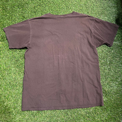 Travis Scott Cactus Jack For Fragment Icons Tee brown Size XL USED x10849