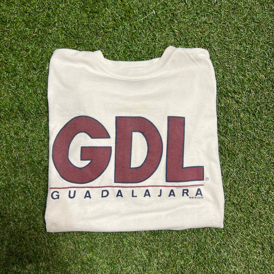 GDL guadalajara tee white Size Large USED v13747