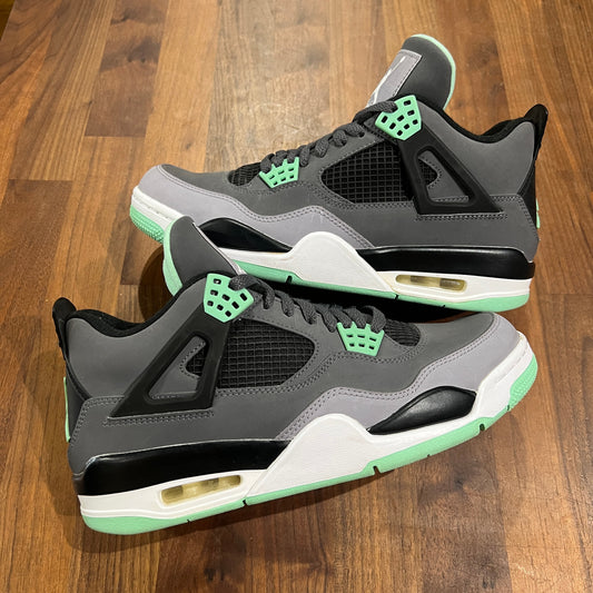 Jordan 4 Green Glow Size 9 USED NO BOX s13388