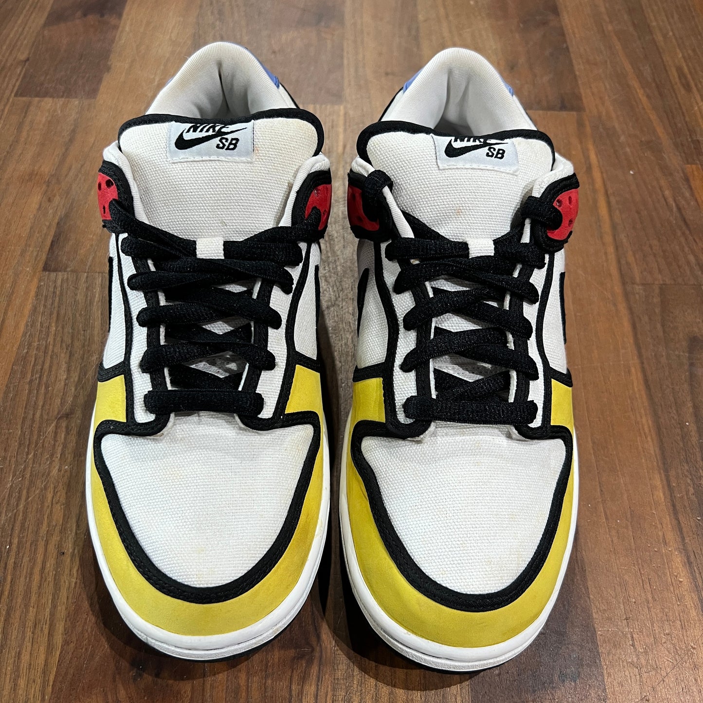 Nike SB dunk low Piet Mondrian 2008 Size 9.5 USED s13458