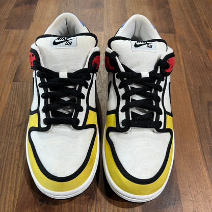 Nike SB dunk low Piet Mondrian 2008 Size 9.5 USED s13458