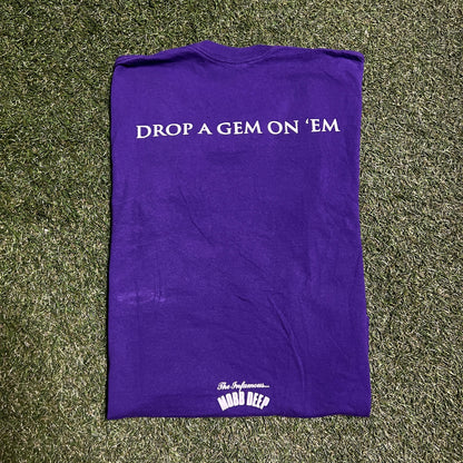 Supreme Mobb Deep Dragon Purple Tee Size Large USED x10947