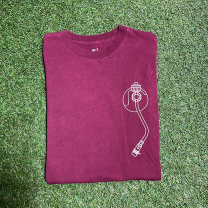 Kith Def Jam Recordings Maroon Tee Size Small USED x10982