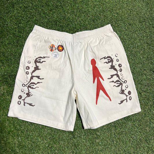 Travis Scott Character Shorts Natural Size XL NEW x11023