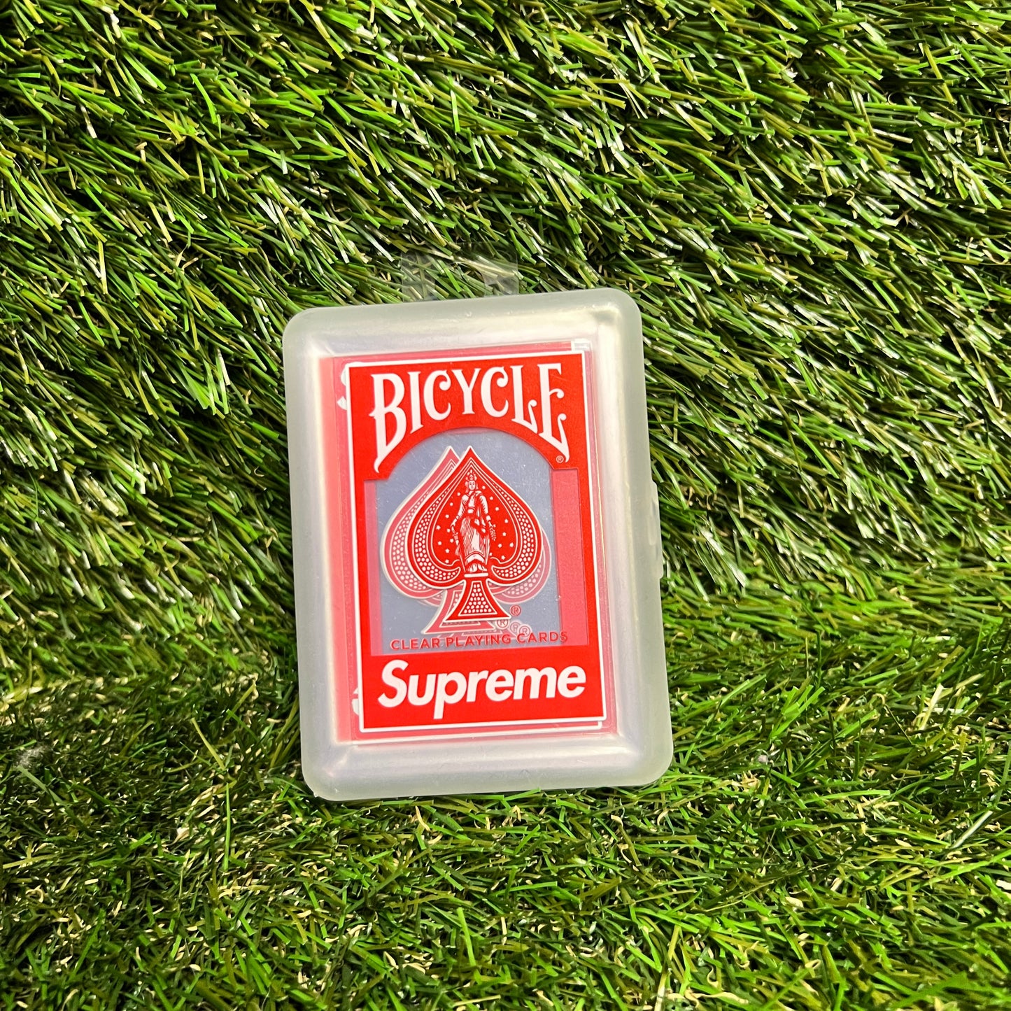 Supreme Bicycle Clear Playing Cards NEW x11077