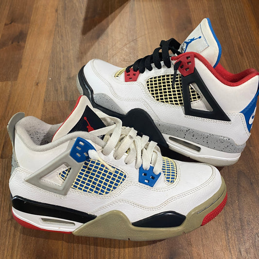 Jordan 4 What The (GS) Size 6y USED s13737