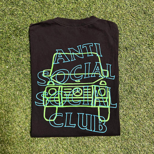 ASSC x RSVP Gallery Green Car Black Tee Size XL USED x11106