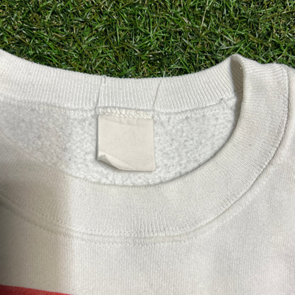 Paul McCartney World Tour 1989 Crewneck White Size Large USED v13858