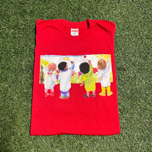 Supreme SS19 kids tee red Size Medium NEW x11128