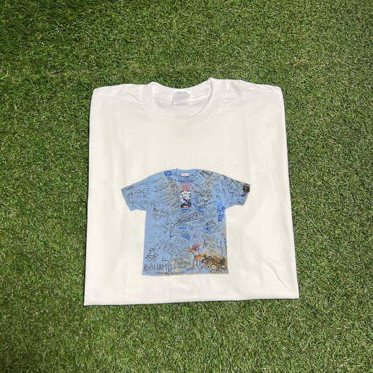 Supreme 30th Anniversary First Tee white Size Large NEW x11182