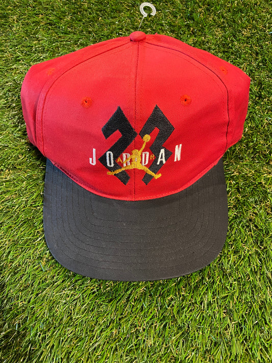 Nike Jordan 23 in Pointy Numbers 1990s Red Hat