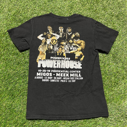 Power 105.1 Concert Tee 2019 Size Small USED v10424