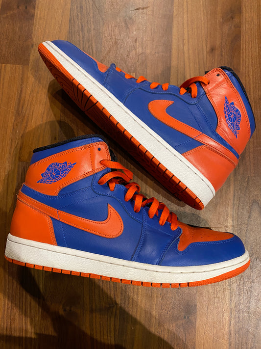 Jordan 1 Knicks 2012 Used Size 11 Replacement Box USED s2372