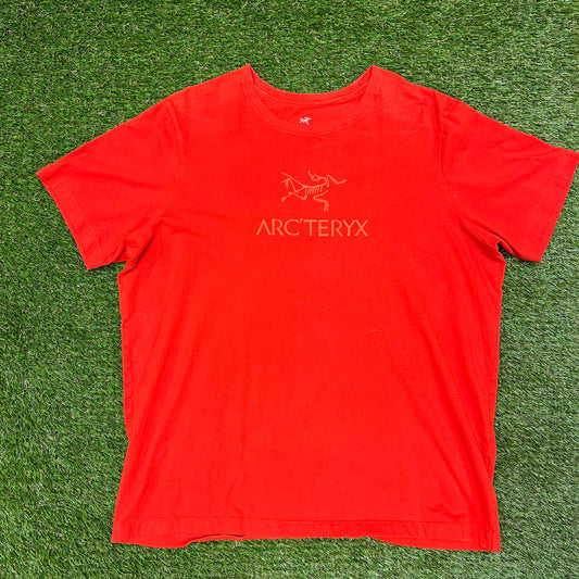 Arcteryx Red Logo Tee Size XL USED