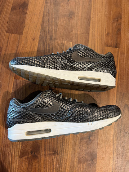 Nike Air Max 1 WMNS Metallic Pewter Size 9.5M/11W USED NO BOX