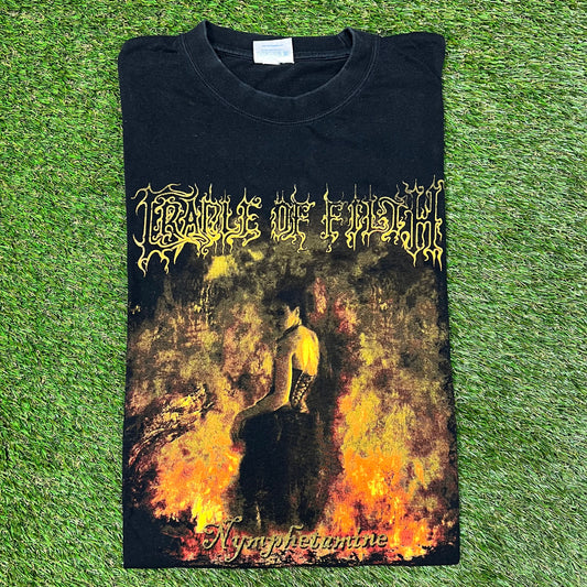 1990s Cradle of Filth Nymphetamine Tee Size XL USED