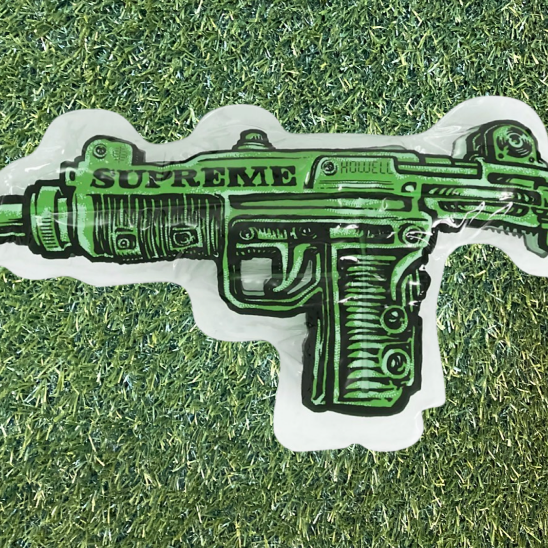 Supreme Uzi Pillow Blow Up Green NEW x766