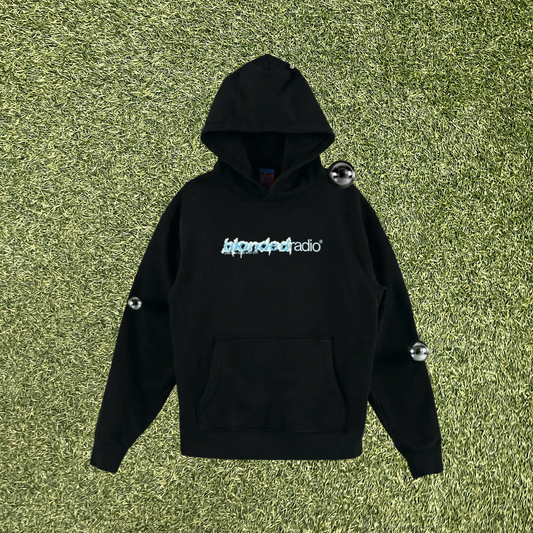 Blonded Radio iceman hoodie black Size XL NEW x7423