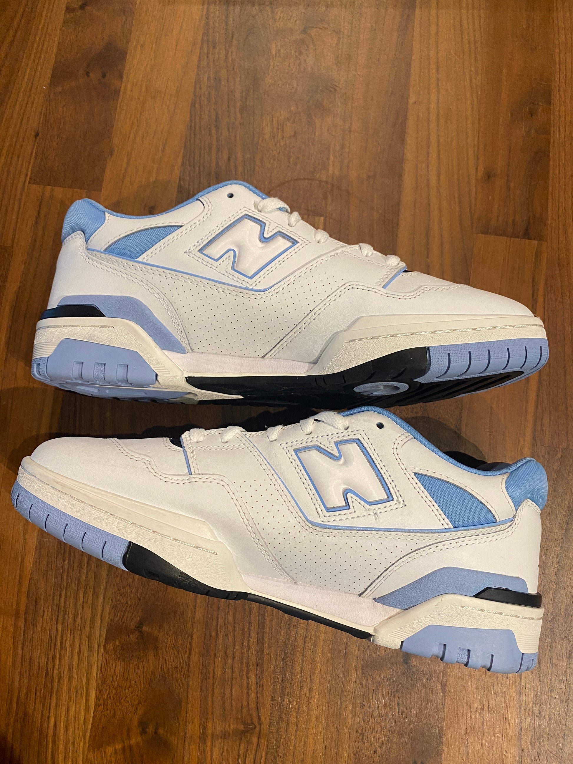 New Balance 550 UNC white university blue Size 11 USED s9368